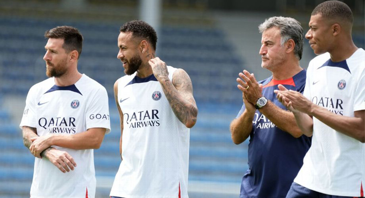 Treinador do PSG manda recado para Neymar, Messi e Mbappé: ‘Vão ter que aceitar’