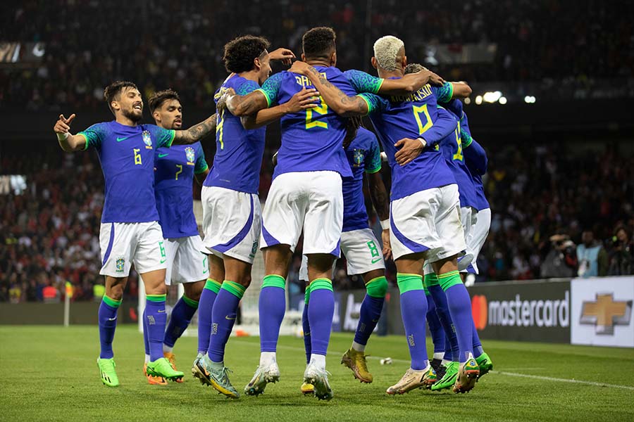 Brasil goleou a Tunísia por 5 a 1 nesta última terça-feira (27) em Paris, França. (Foto: Reprodução)