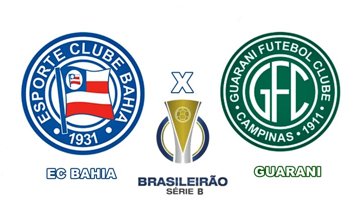 Bahia x Guarani ao vivo: onde assistir ao jogo online e na TV pela da Série B do Brasileirão