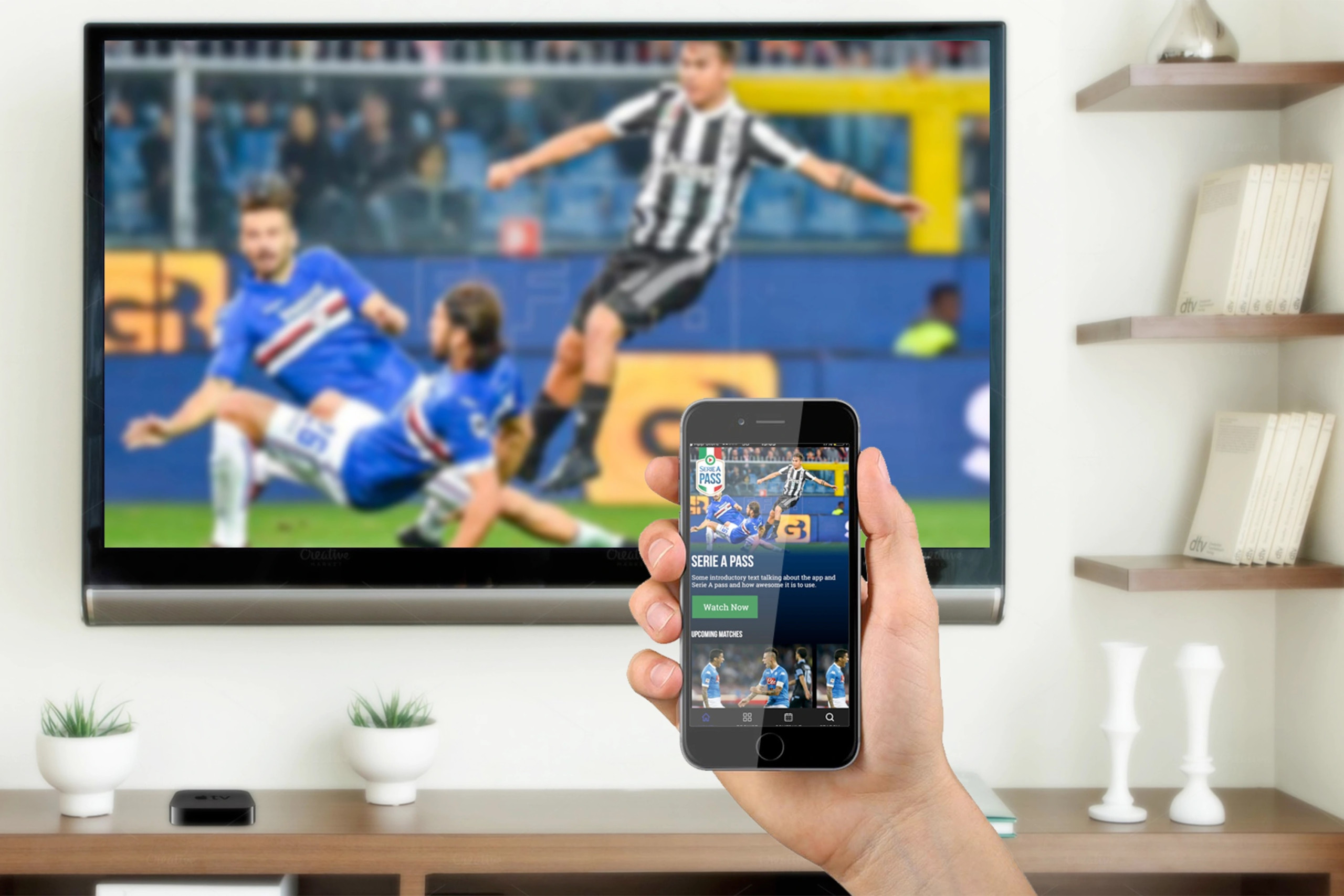 Campeonato Italiano stá disponível pelo aplicativo Serie A Pass Divulgação