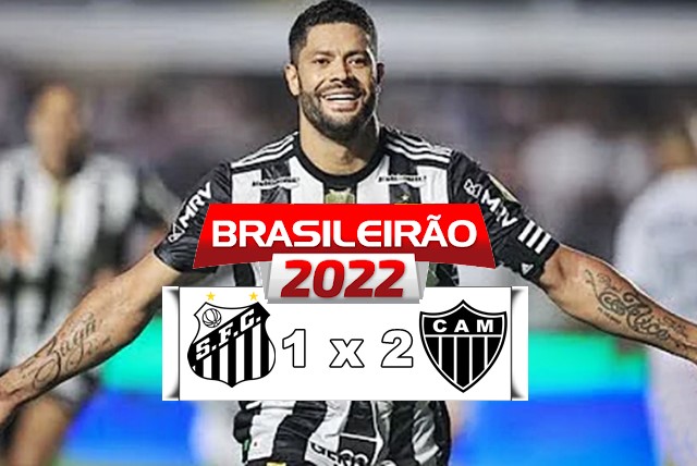 Gols e melhores momentos de Santos 1 x 2 Atlético-MG pelo Campeonato Brasileiro
