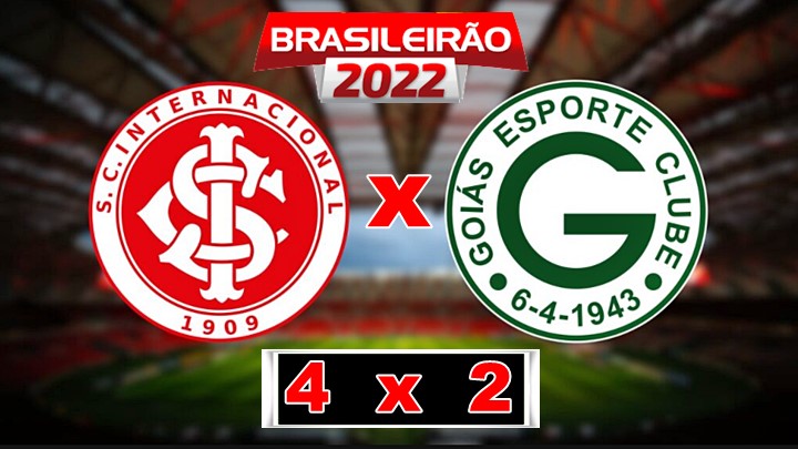 Gols de Inter x Goiás: Colorado vence o Esmeraldino por 4 x 2 e reassume a vice-liderança do Brasileirão