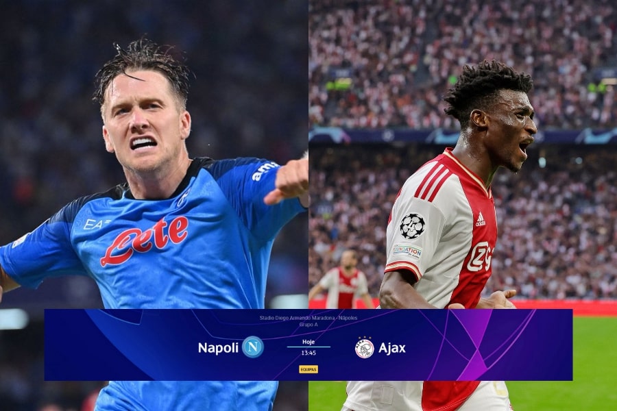 Napoli x Ajax ao vivo: Assistir na TV e online jogo da Liga dos Campeões