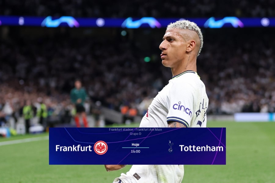 Onde assistir Frankfurt x Tottenham ao vivo online