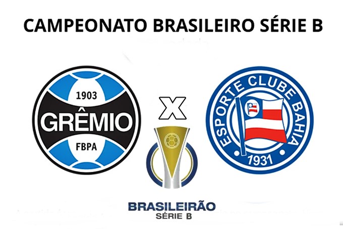 Onde assistir Grêmio x Bahia ao vivo e online pelo Brasileirão Série B