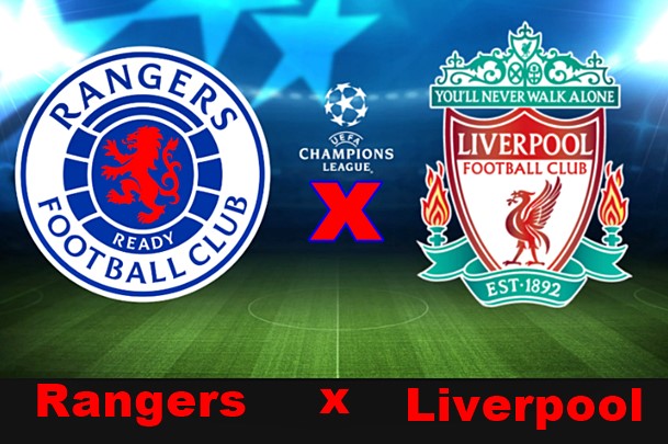 Onde assistir Rangers x Liverpool ao vivo e online pela Champions League