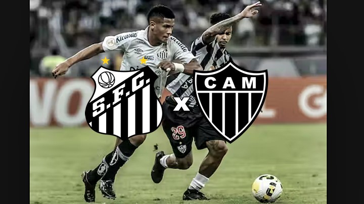 Santos x Atlético Mineiro ao vivo: como assistir ao jogo online de graça pelo Brasileirão na Globo