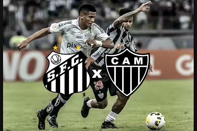 Onde assistir Santos x Atlético Mineiro ao vivo e online pelo Brasileirão