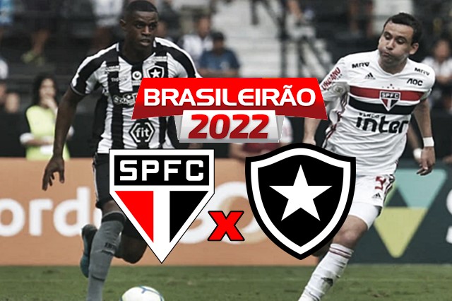Onde assistir São Paulo e Botafogo ao vivo e oline pelo Campeonato Brasileiro