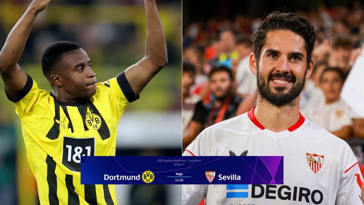 Borussia Dortmund x Sevilha ao vivo: Assistir na TV e online jogo da Champions League