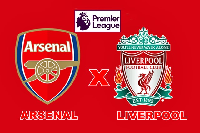Arsenal x Liverpool ao vivo e online pela Premier League neste domingo