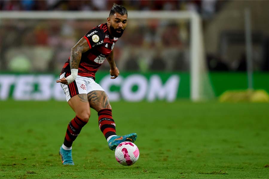 Ao lado de Pedro, Gabigol tem bons números na temporada 2022 pelo Flamengo. (Foto: Reprodução)