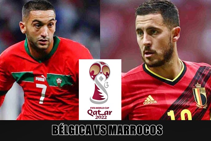 Bélgica x Marrocos ao vivo neste domingo pela Copa do Mundo 2022.