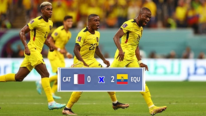 Enner Valencia marca o primeiro gol da Copa 2022 para o Equador