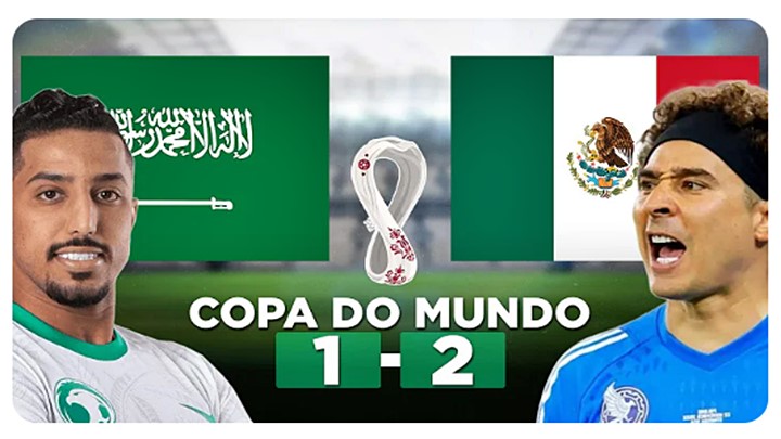 Gols de México x Arábia Saudita: México vence por 2 x 1 mas está fora da Copa do Mundo