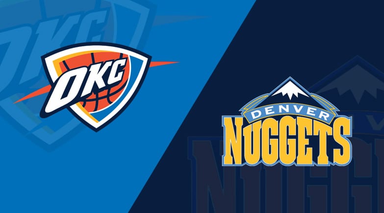 Oklahoma Thunder e Denver Nuggets se enfrentam pela NBA
