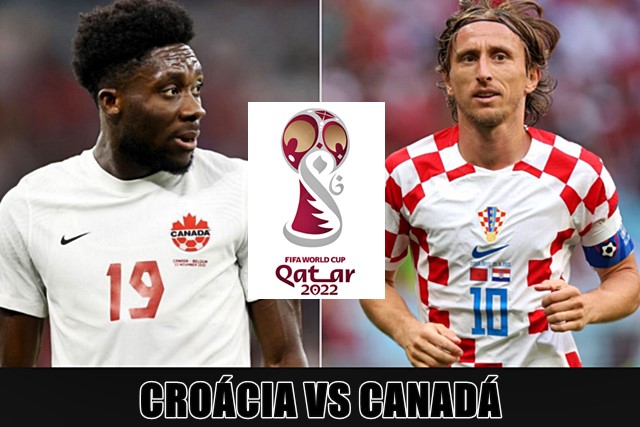 Onde assistir Croácia x Canadá ao vivo na TV e online pela Copa do Mundo 2022