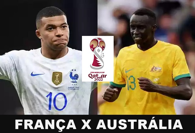 Onde assistir França e Austrália ao vivo e online pela Copa do Mundo 2022