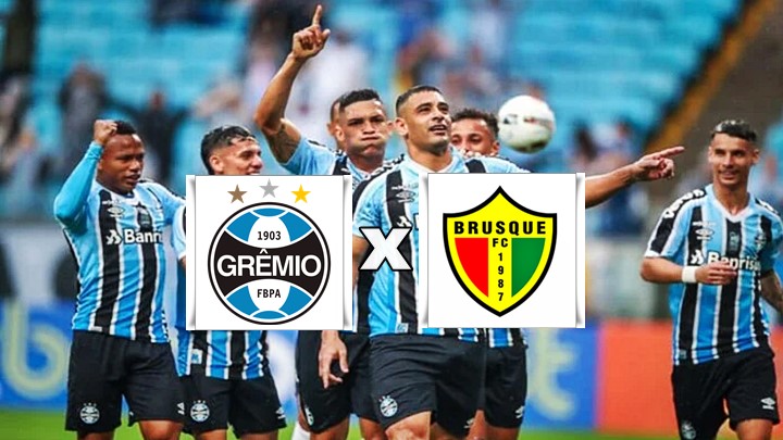 Onde assistir Grêmio x Brusque ao vivo pela última rodada da Série B do Brasileirão.