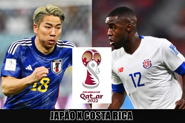 Onde assistir Japão x Costa Rica ao vivo na TV e onlinede graça pela Copa do Mundo 2022