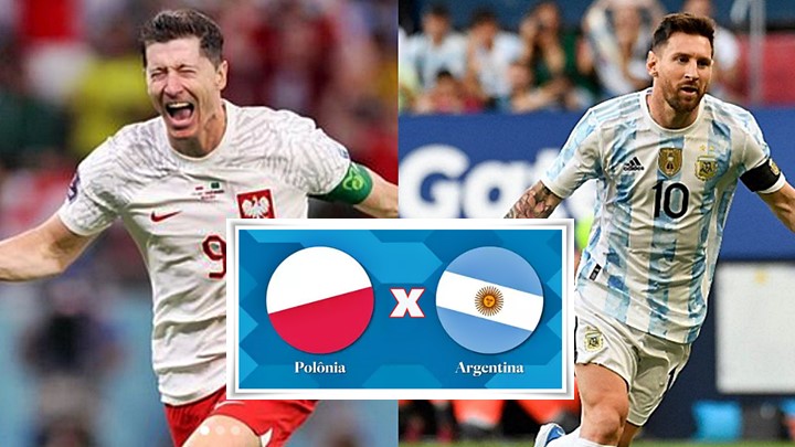 Polônia x Argentina ao vivo: assista ao jogo online de graça pela Copa do Mundo 2022