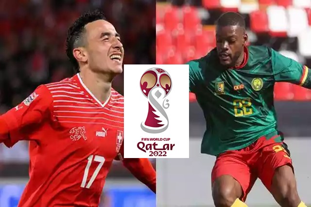 Onde assistir Suíça x Camarões ao vivo na TV e online pela Copa do Mundo 2022 