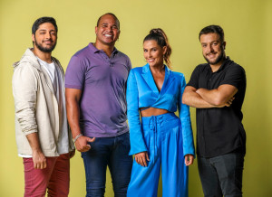 Deborah Secco, Chulapa e Elano participam de programas especiais do sportv durante a Copa do Mundo do Catar