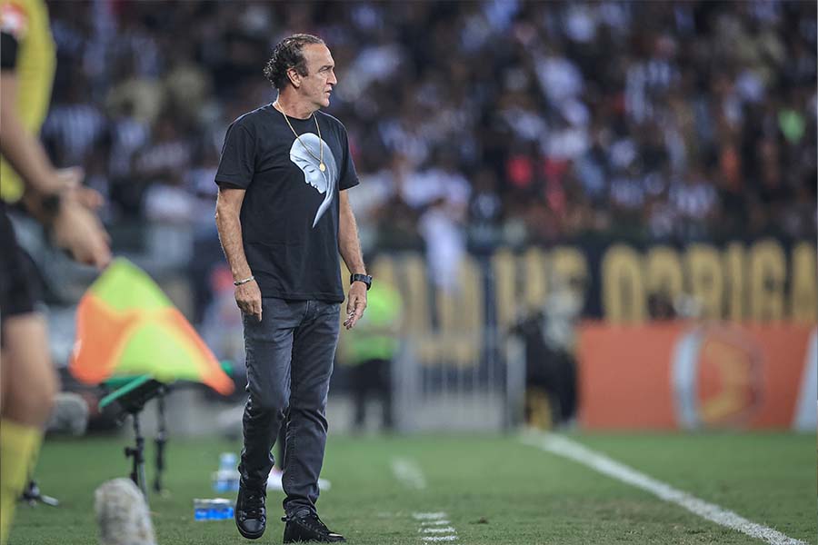 Após derrota para Botafogo, Cuca rebate críticas da torcida do Atlético-MG. (Foto: Pedro Souza)'
