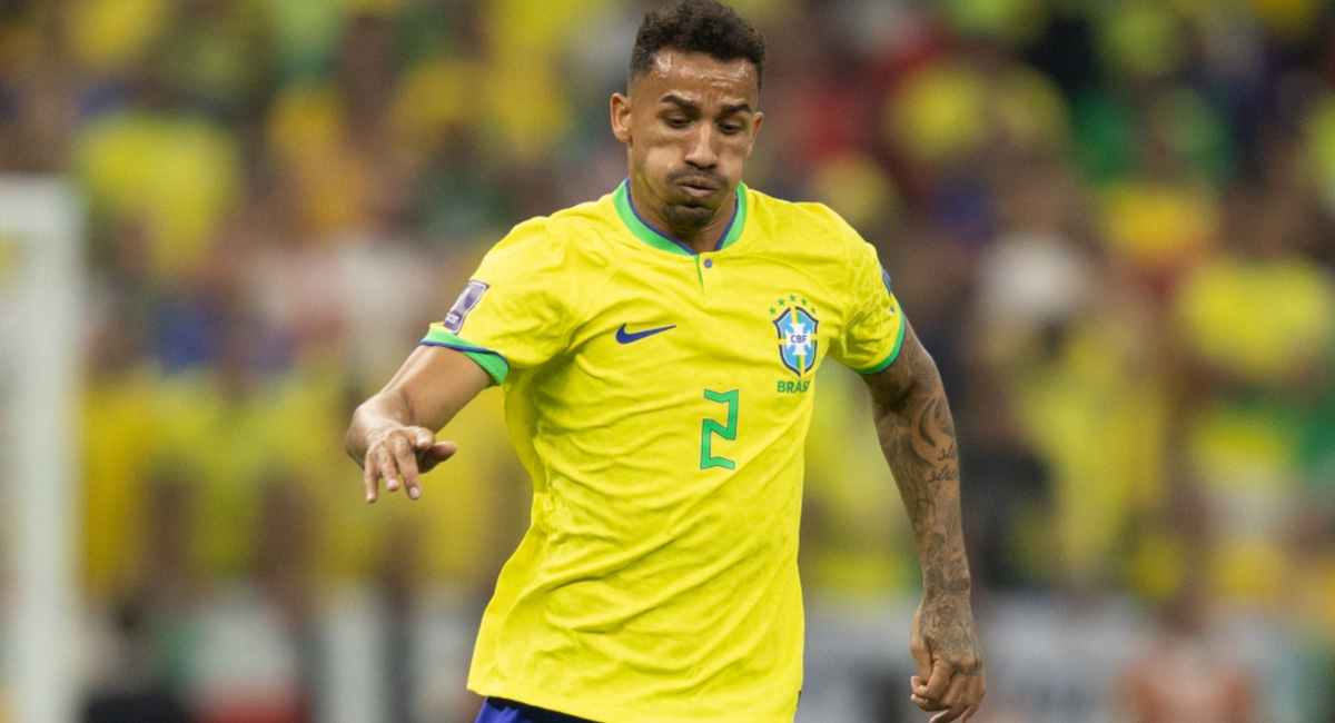 Lesão de Danilo: Portal dá noticia ruim para Seleção Brasileira sobre gravidade da lesão do lateral
