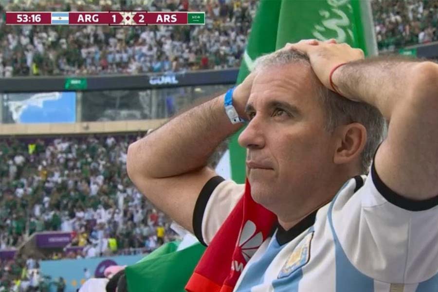 Memes da derrota da Argentina para a Arábia Saudita na Copa do Mundo 2022. Foto: Divulgação
