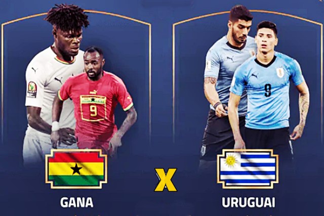 Gana x Uruguai ao vivo onde assistir online e horário do jogo da Copa do Mundo