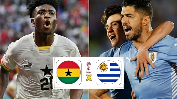 Gana x Uruguai ao vivo: como assistir online ao jogo pela Copa do Mundo