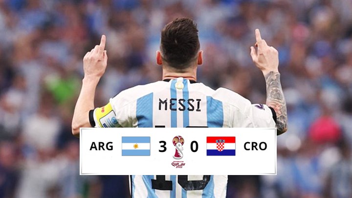 Gols de Argentina x Croácia: Argentina vence por 3 x 0 e está na final da Copa do Mundo