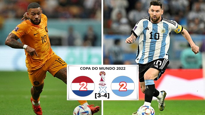 Gols de Argentina x Holanda: argentinos vencem nos pênaltis e vão à semifinal da Copa do Mundo 2022