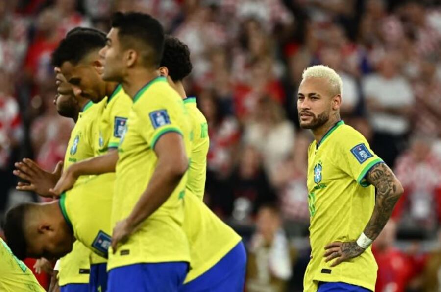 Vídeo mostra reação de Neymar com Fred após gol sofrido do Brasil contra Croácia