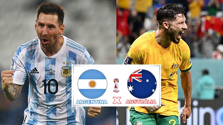 Argentina x Austrália ao vivo: assista online grátis ao jogo das oitavas da Copa do Mundo