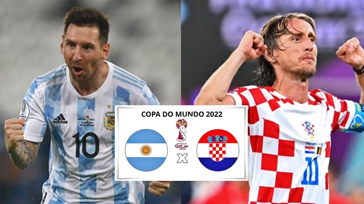 Argentina x Croácia ao vivo: assista online e na Tv ao jogo pela semifinal da Copa do Mundo