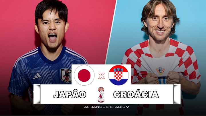 Japão x Croácia ao vivo: como assistir online ao jogo pela Copa do Mundo 2022