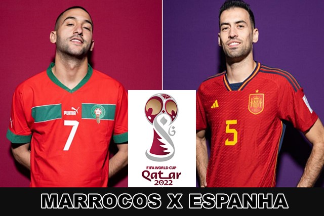 Onde assistir Marrocos x Espanha ao vivo online pela Copa do Mundo do Catar