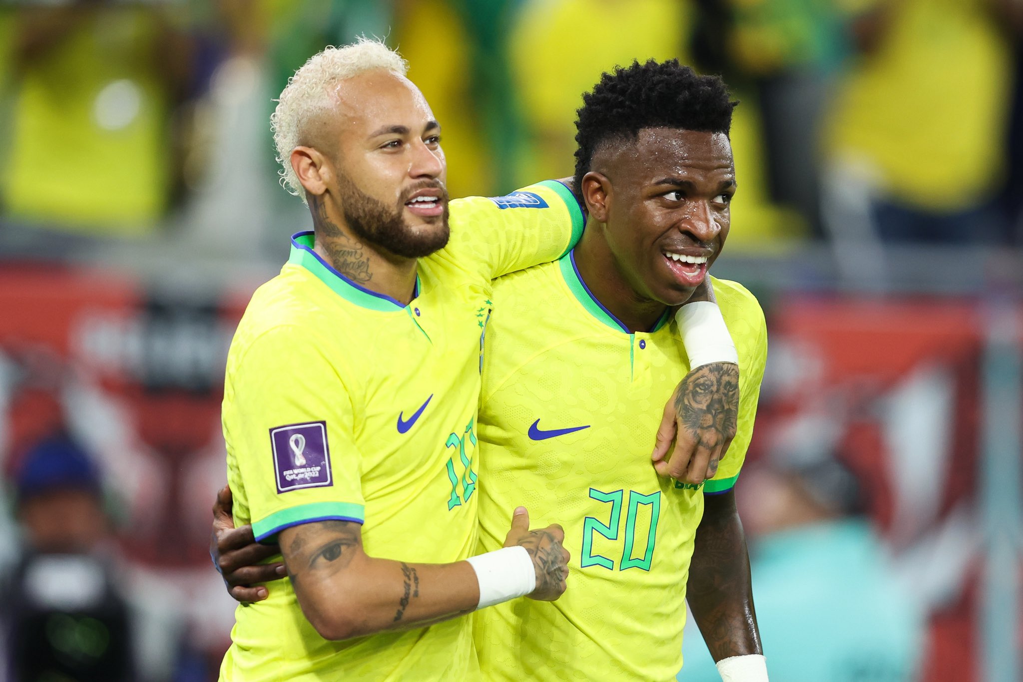Vinícius Júnior revela atitude de Neymar com jovens da Seleção Brasileira antes de jogos da Copa