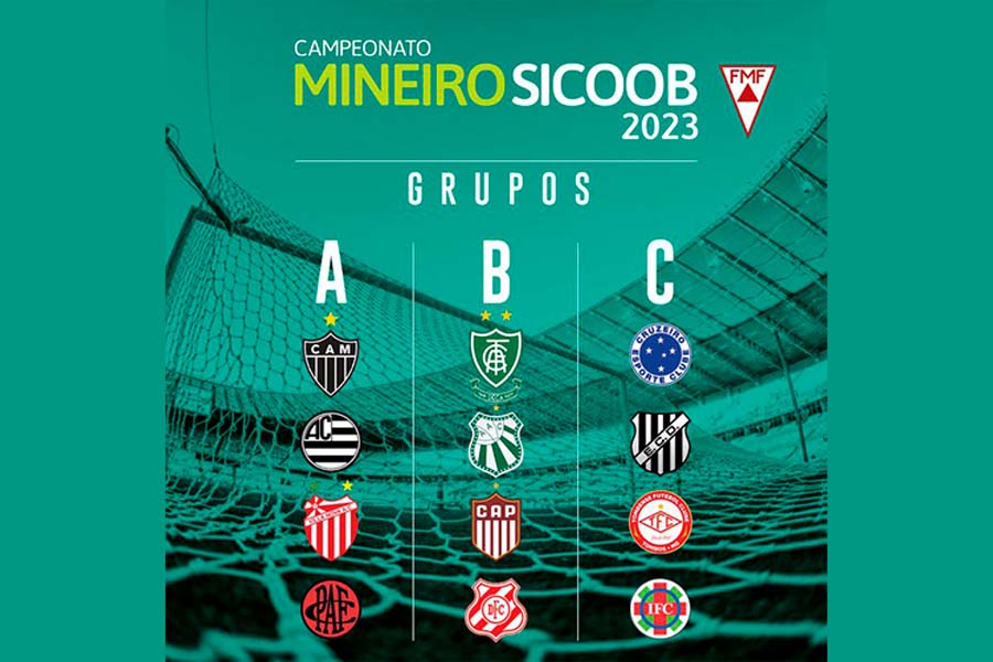 Em novo formato, Campeonato Mineiro de 2023 terá três grupos. Foto: Divulgação