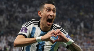 Mensagem de Di María para sua esposa antes da Final da Copa do Mundo vaza na Internet