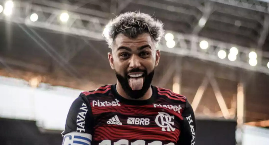 Gabigol ironiza sobre situação no vestiário do Flamengo: 'Clima pesado'. Foto: Divulgação