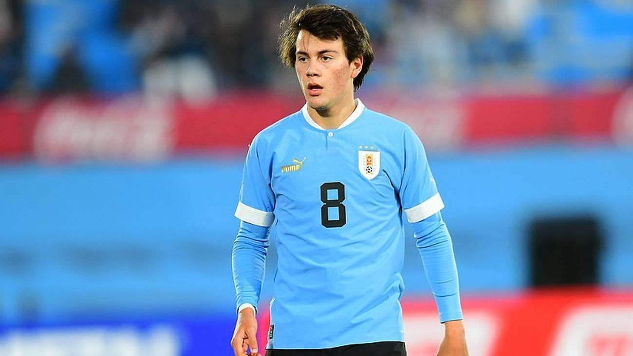 Facundo também já atuou com a camisa da Seleção Uruguaia
