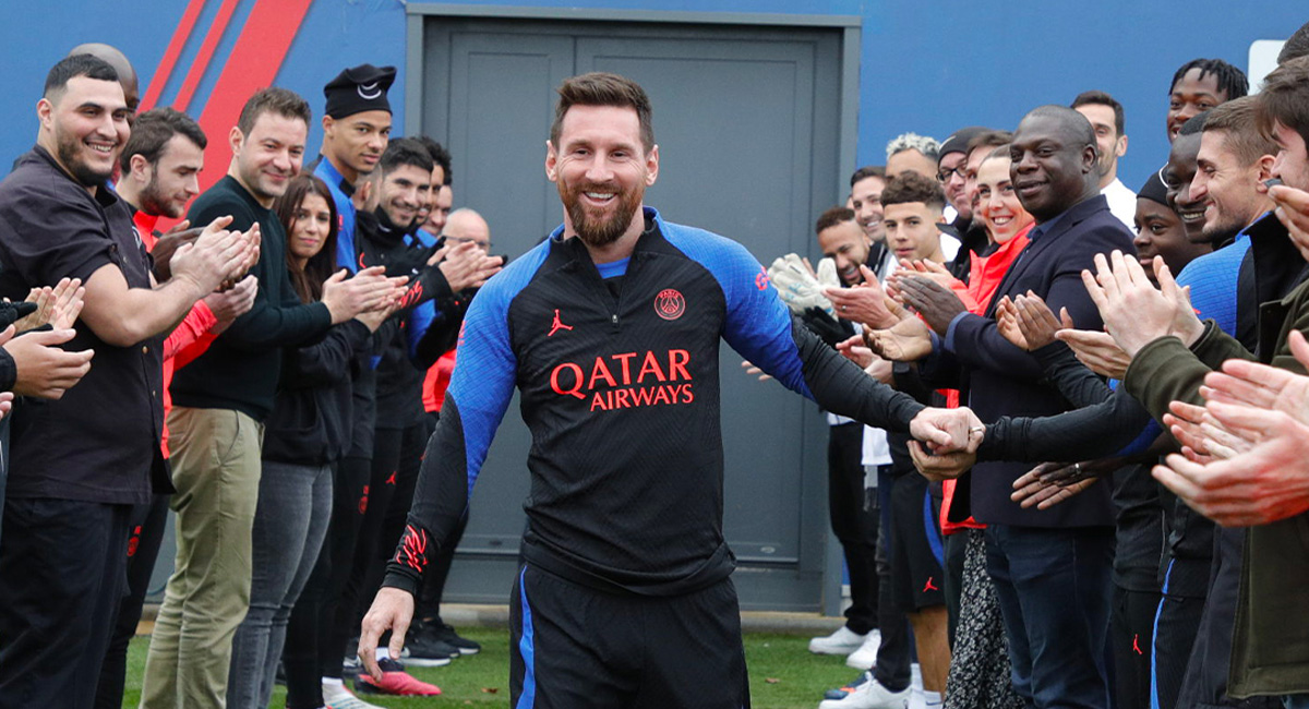 Messi volta aos treinos do PSG com uma surpresa, veja o vídeo