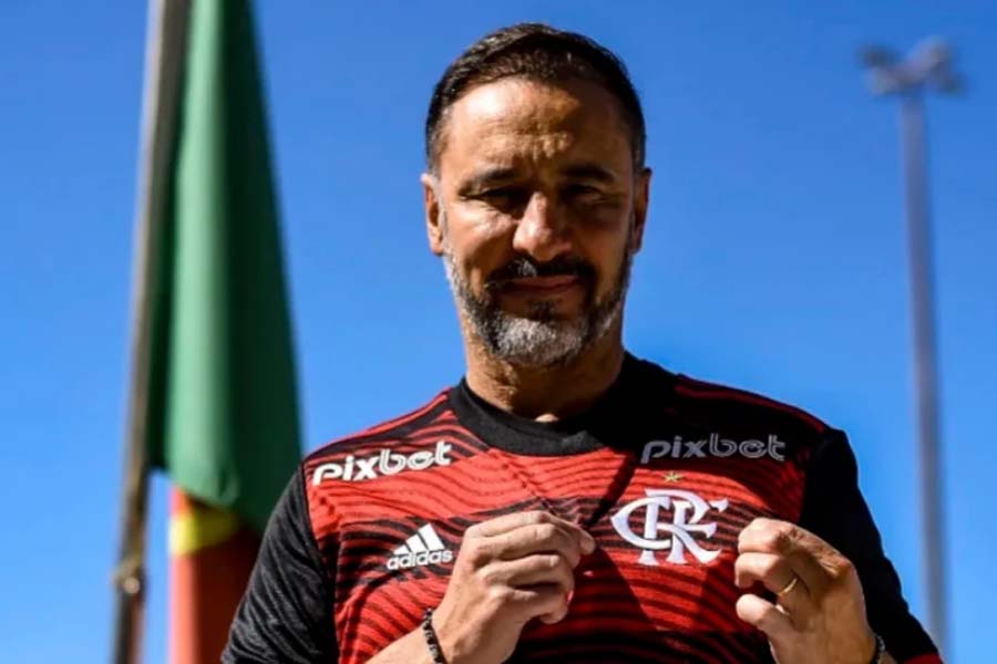 Vitor Pereira é criticado por jornalistas após apresentação no Flamengo. Foto: Divulgação