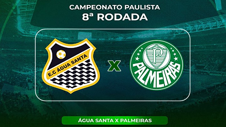 Água Santa x Palmeiras ao vivo, assista online e na Tv ao jogo do Paulistão 2023