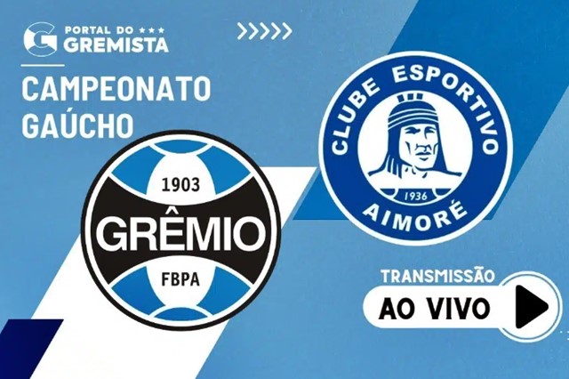 Onde assistir Grêmio x Aimoré ao vivo e online de graça pelo Campeonato Gaúcho 2023
