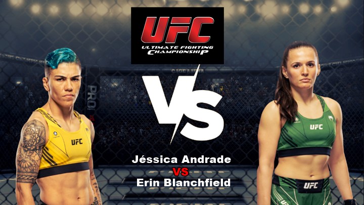 UFC ao vivo Jéssica Andrade x Erin Blanchfield ao vivo: assista online de graça ao UFC Fight Night