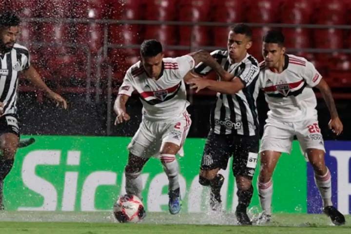 São Paulo x Santos vai passar na Record? Como assistir ao vivo ao jogo do Campeonato Paulista de 2023. Foto: Divulgação
